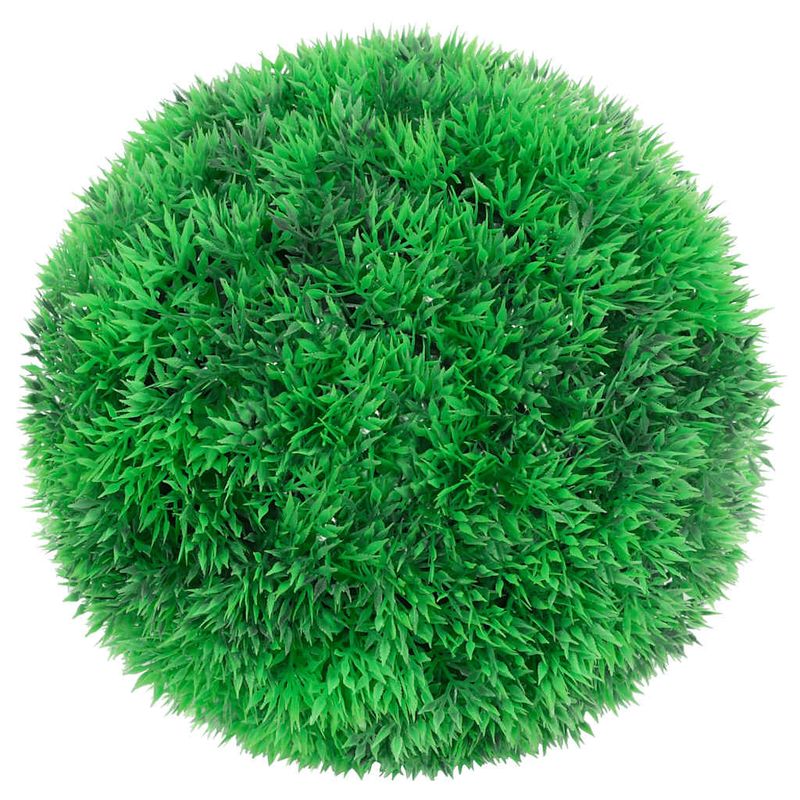 Casa si Gradina - Decoratiuni - Obiecte decorative - Plante artificiale - Mingi artificiale din lemn de cimis cu lumini LED 2 buc Verde - Infinity.ro