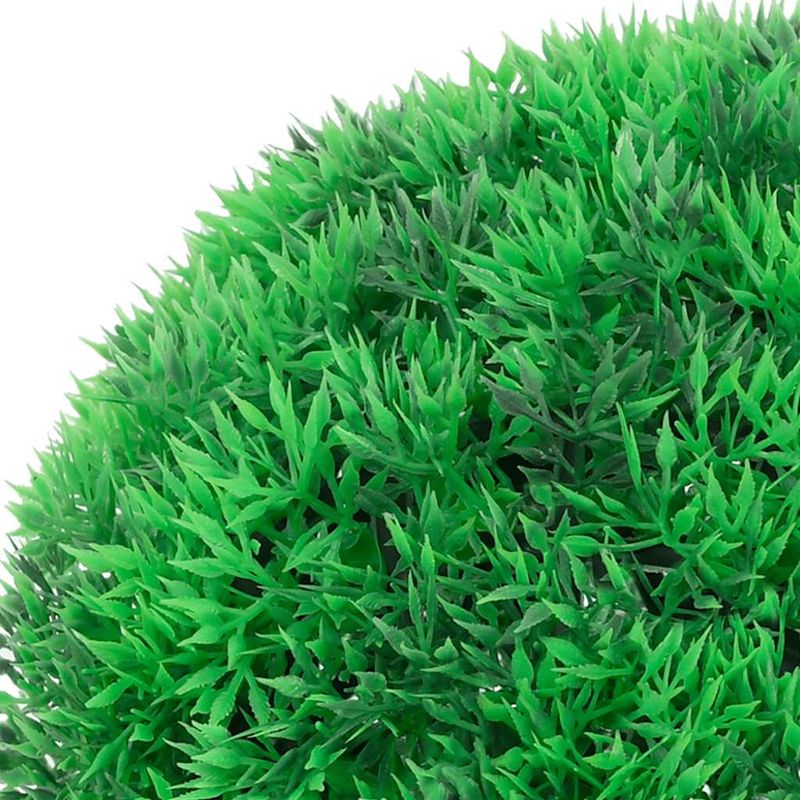 Casa si Gradina - Decoratiuni - Obiecte decorative - Plante artificiale - Mingi artificiale din lemn de cimis cu lumini LED 2 buc Verde - Infinity.ro