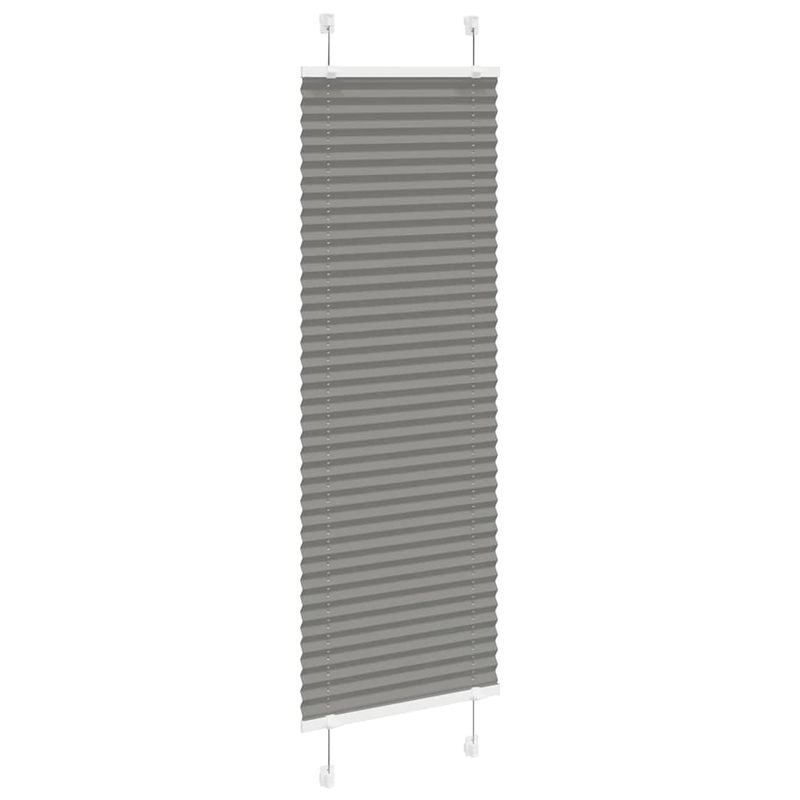Casa si Gradina - Textile si covoare - Rulouri si jaluzele - Jaluza plisata Antracit 50x150 cm Latime tesatura 49,4 cm - Infinity.ro