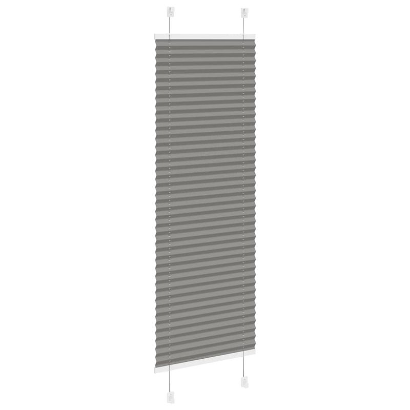 Casa si Gradina - Textile si covoare - Rulouri si jaluzele - Jaluza plisata Antracit 50x150 cm Latime tesatura 49,4 cm - Infinity.ro