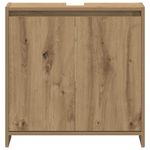 Casa si Gradina - Mobilier - Mobilier baie - Comode baie - Dulap chiuveta baie, stejar artizanal 65x33x60cm lemn prelucrat - Infinity.ro