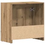 Casa si Gradina - Mobilier - Mobilier baie - Comode baie - Dulap chiuveta baie, stejar artizanal 65x33x60cm lemn prelucrat - Infinity.ro