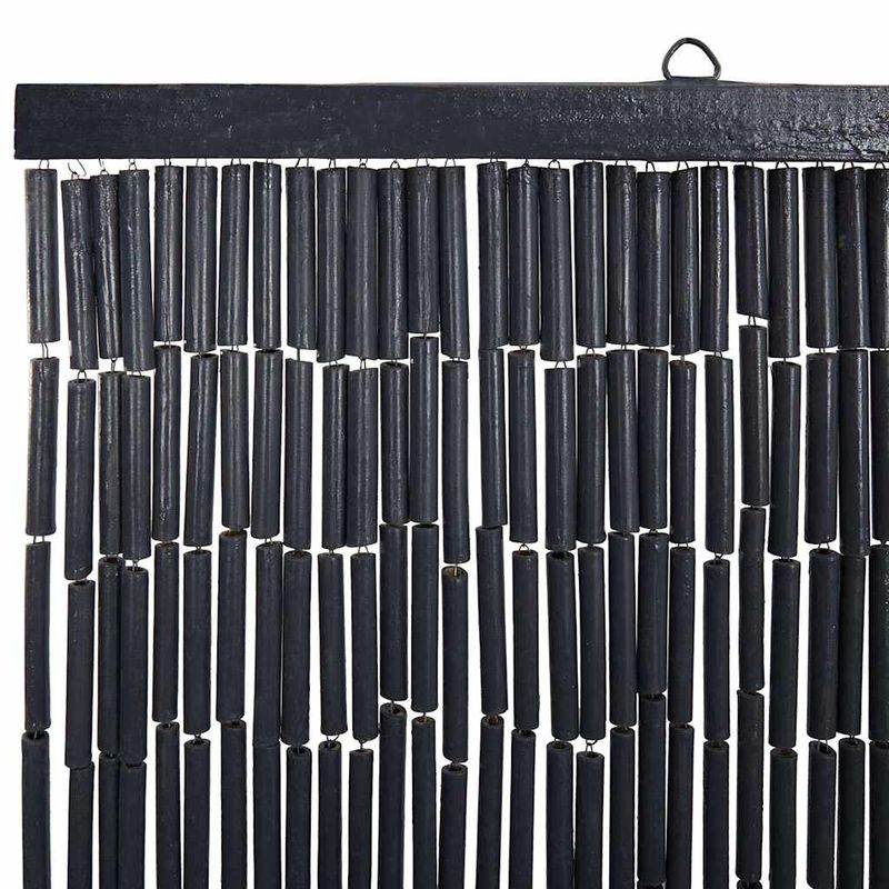 Casa si Gradina - Textile si covoare - Perdele si draperii - Perdele - Perdele usa cu insecte gri inchis 56x185 cm bambus - Infinity.ro