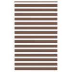 Casa si Gradina - Textile si covoare - Rulouri si jaluzele - Jaluzea tip zebra maro latime tesatura 145,9 cm poliester, mărime 150x200 cm - Infinity.ro