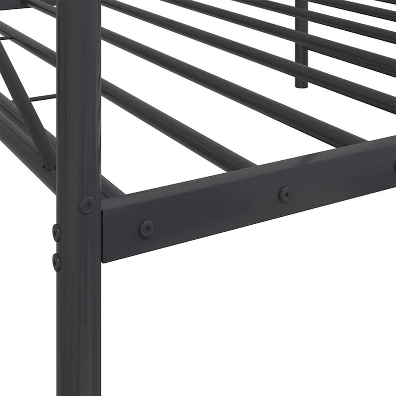 Casa si Gradina - Mobilier - Paturi si accesorii - Paturi - Pat de zi fara saltea Negru 100x190 cm Otel - Infinity.ro