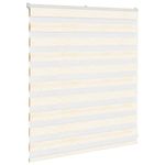 Casa si Gradina - Textile si covoare - Rulouri si jaluzele - Jaluzea tip zebra 125x100 cm latime tesatura 120,9 cm poliester, bej marmorat - Infinity.ro