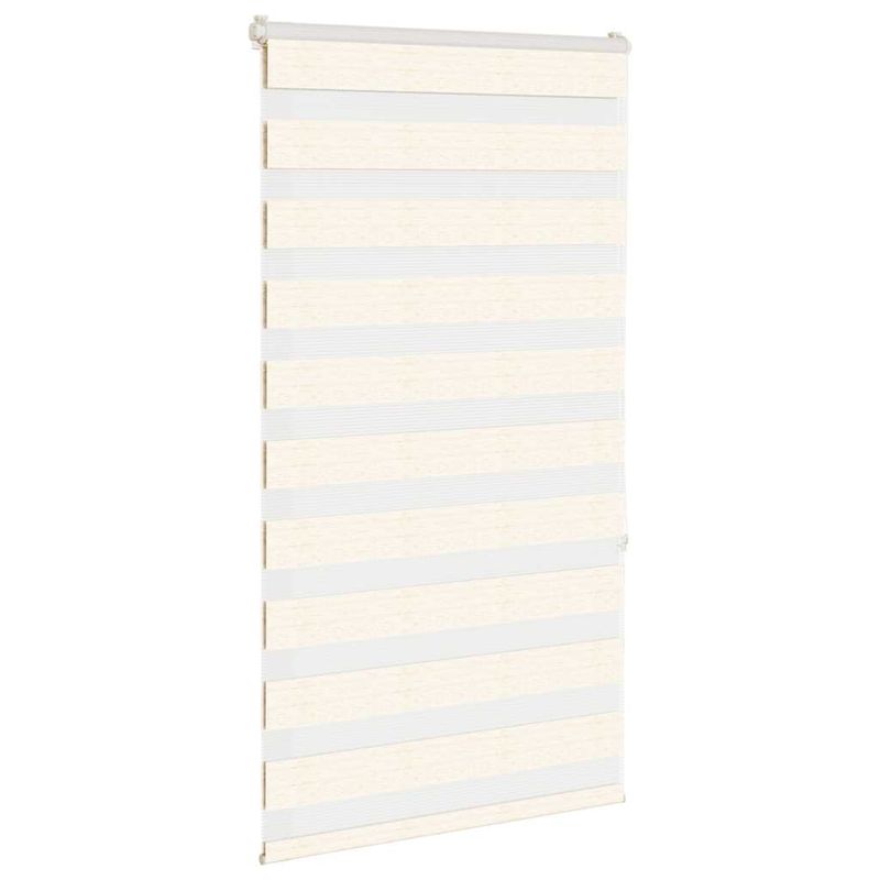 Casa si Gradina - Textile si covoare - Rulouri si jaluzele - Jaluzea tip zebra 80x150 cm latime tesatura 75,9 cm poliester, bej marmorat - Infinity.ro