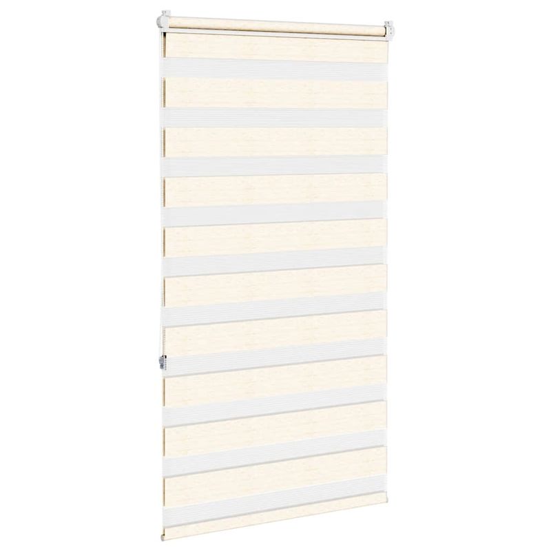 Casa si Gradina - Textile si covoare - Rulouri si jaluzele - Jaluzea tip zebra 80x150 cm latime tesatura 75,9 cm poliester, bej marmorat - Infinity.ro