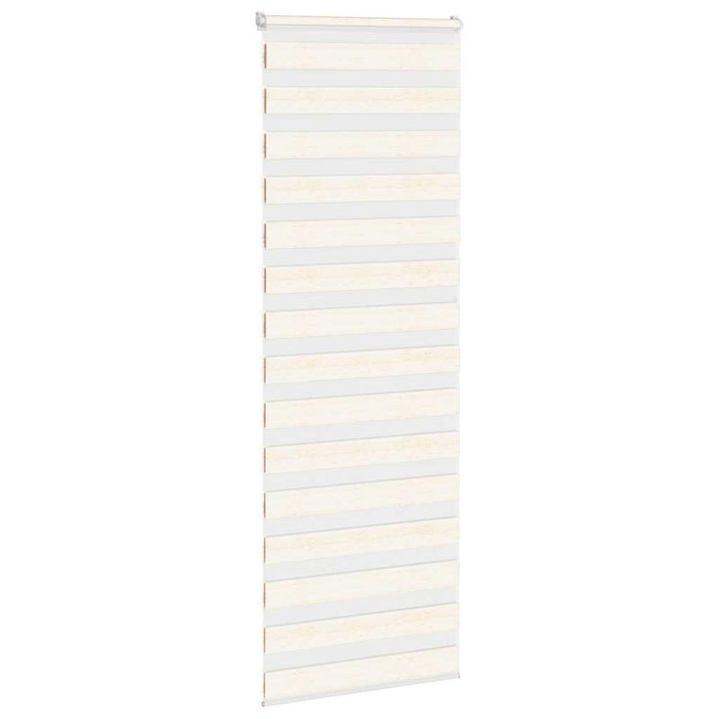 Casa si Gradina - Textile si covoare - Rulouri si jaluzele - Jaluzea tip zebra 75x230 cm latime tesatura 70,9 cm poliester, bej marmorat - Infinity.ro