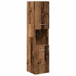 Casa si Gradina - Mobilier - Seturi de mobilier - Seturi baie - Set mobilier de baie, 4 piese, lemn vechi, lemn prelucrat - Infinity.ro