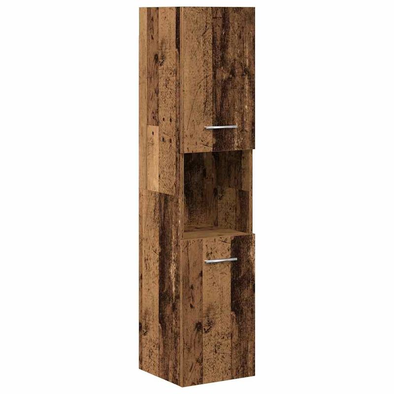 Casa si Gradina - Mobilier - Seturi de mobilier - Seturi baie - Set mobilier de baie, 4 piese, lemn vechi, lemn prelucrat - Infinity.ro