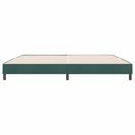 Casa si Gradina - Mobilier - Paturi si accesorii - Paturi - Cadru de pat fara saltea, verde inchis, 180x210 cm, catifea - Infinity.ro