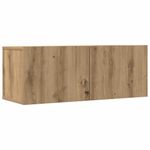 Casa si Gradina - Mobilier - Seturi de mobilier - Seturi living - Set dulap TV 4 piese montat pe perete Stejar artizanal - Infinity.ro