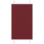 Casa si Gradina - Textile si covoare - Rulouri si jaluzele - Jaluza plisata Bordeaux Rosu 80x150 cm Latime tesatura 79,4 cm - Infinity.ro