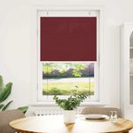 Casa si Gradina - Textile si covoare - Rulouri si jaluzele - Jaluza plisata Bordeaux Rosu 80x150 cm Latime tesatura 79,4 cm - Infinity.ro