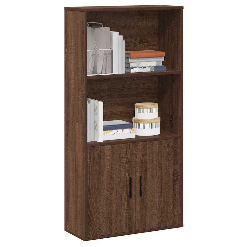 Casa si Gradina - Mobilier - Biblioteci si rafturi - Biblioteci - Biblioteca, stejar maro, 60x24x120 cm, lemn prelucrat - Infinity.ro