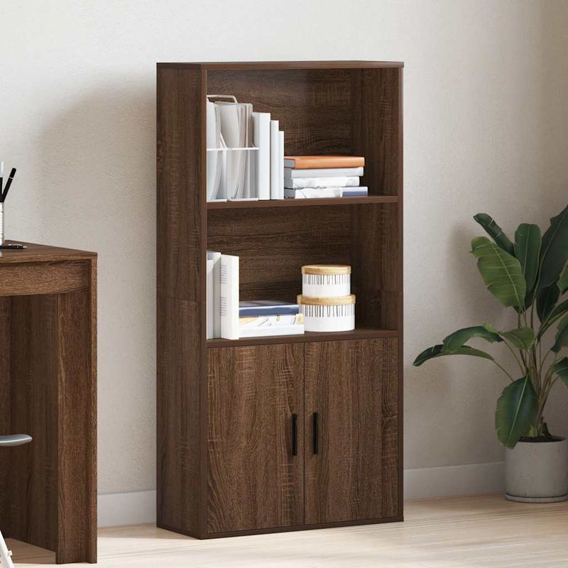 Casa si Gradina - Mobilier - Biblioteci si rafturi - Biblioteci - Biblioteca, stejar maro, 60x24x120 cm, lemn prelucrat - Infinity.ro
