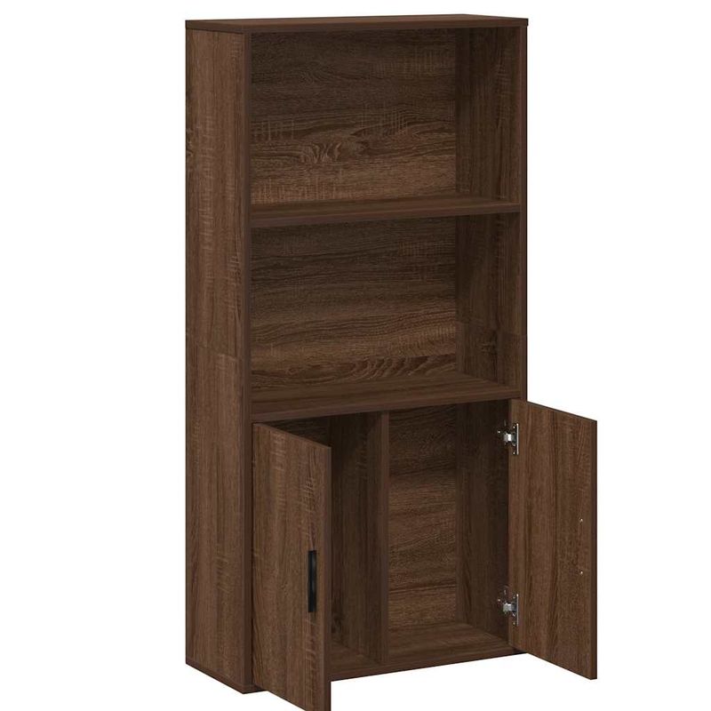 Casa si Gradina - Mobilier - Biblioteci si rafturi - Biblioteci - Biblioteca, stejar maro, 60x24x120 cm, lemn prelucrat - Infinity.ro