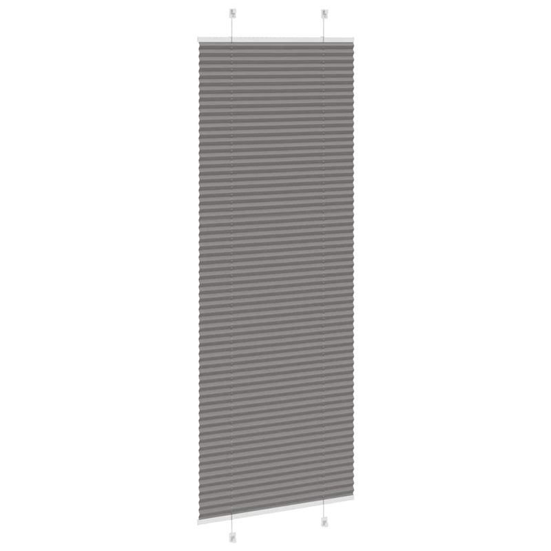 Casa si Gradina - Textile si covoare - Rulouri si jaluzele - Jaluza plisata Antracit 80x200 cm Latime tesatura 79,4 cm - Infinity.ro
