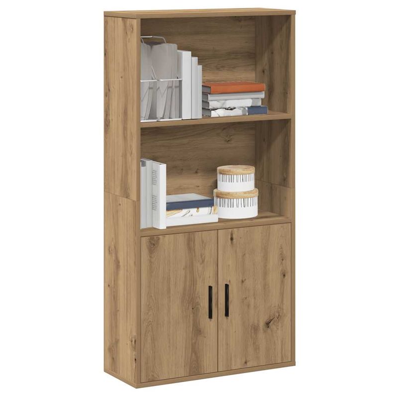 Casa si Gradina - Mobilier - Biblioteci si rafturi - Biblioteci - Biblioteca, stejar artizanal, 60x24x120 cm, lemn prelucrat - Infinity.ro