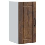 Casa si Gradina - Mobilier - Comode si corpuri - Corpuri bucatarie - Dulap de bucatarie "Lucca" din lemn de stejar afumat, model 1x dulap de perete (1 ușă), mărime 30x31x60 cm - Infinity.ro