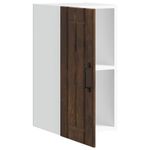 Casa si Gradina - Mobilier - Comode si corpuri - Corpuri bucatarie - Dulap de bucatarie "Lucca" din lemn de stejar afumat, model 1x dulap de perete (1 ușă), mărime 30x31x60 cm - Infinity.ro
