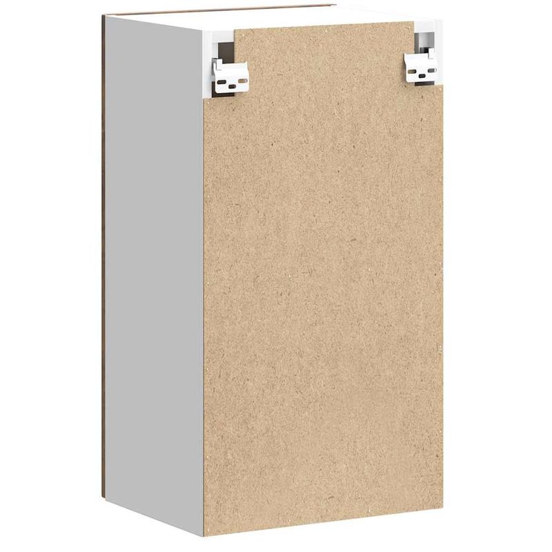 Casa si Gradina - Mobilier - Comode si corpuri - Corpuri bucatarie - Dulap de bucatarie "Lucca" din lemn de stejar afumat, model 1x dulap de perete (1 ușă), mărime 30x31x60 cm - Infinity.ro