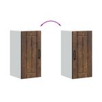 Casa si Gradina - Mobilier - Comode si corpuri - Corpuri bucatarie - Dulap de bucatarie "Lucca" din lemn de stejar afumat, model 1x dulap de perete (1 ușă), mărime 30x31x60 cm - Infinity.ro