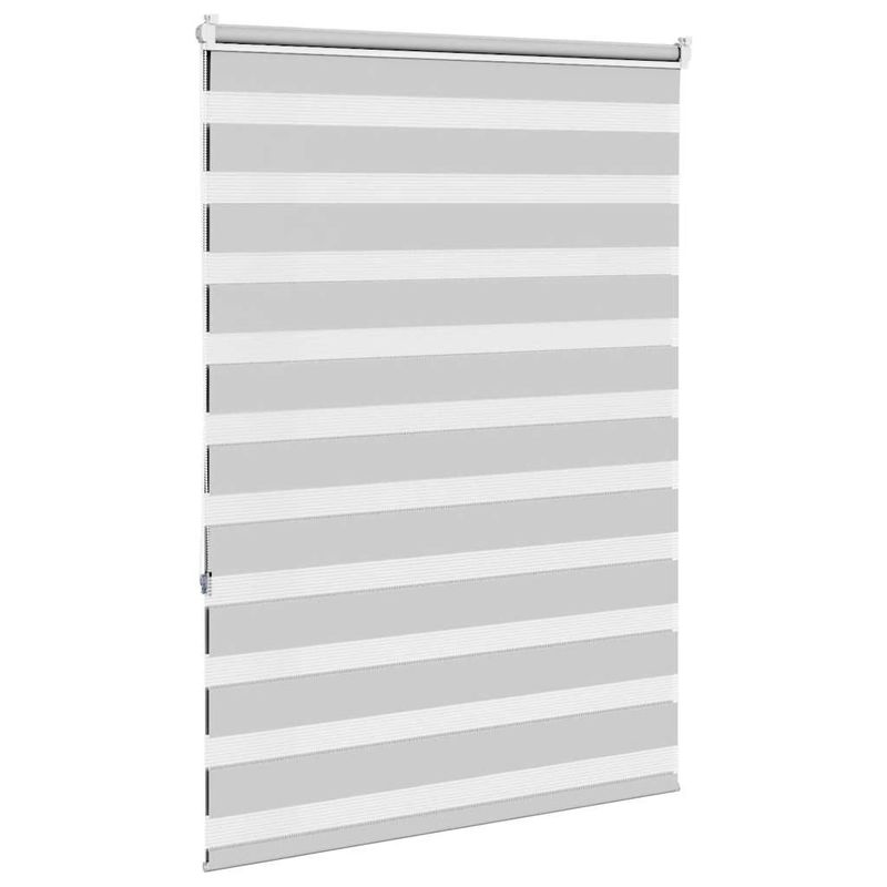 Casa si Gradina - Textile si covoare - Rulouri si jaluzele - Jaluzea tip zebra gri deschis latime tesatura 100,9cm poliester, mărime 105x150 cm - Infinity.ro