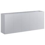 Casa si Gradina - Gradinarit si plante - Plante si ghivece - Ghivece si suporturi - Jardiniera 200x40x80 cm otel galvanizat - Infinity.ro