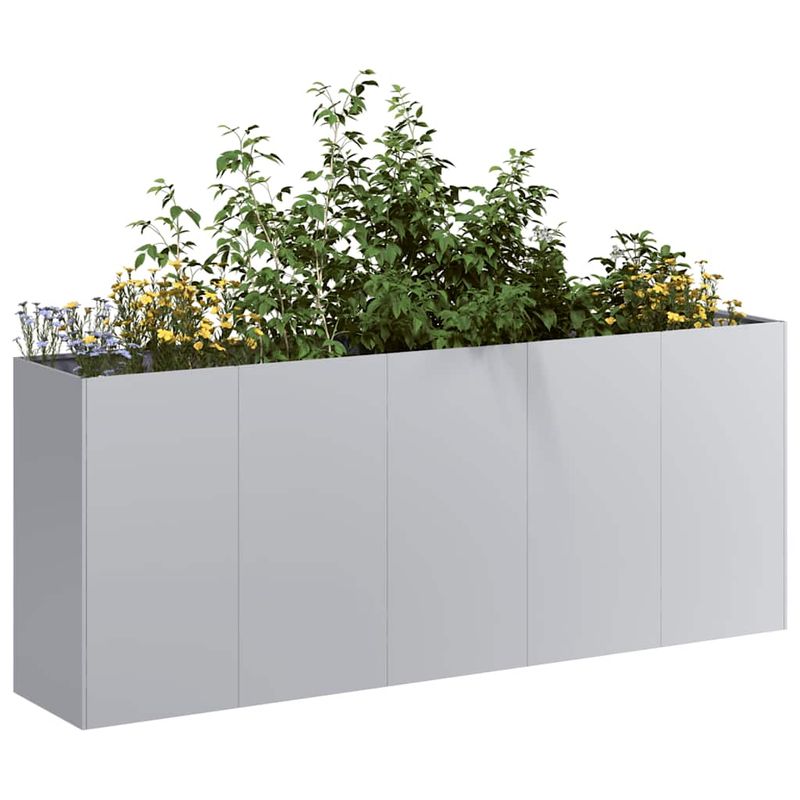 Casa si Gradina - Gradinarit si plante - Plante si ghivece - Ghivece si suporturi - Jardiniera 200x40x80 cm otel galvanizat - Infinity.ro