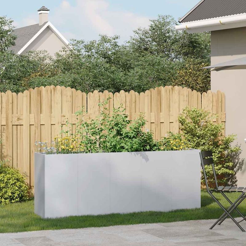 Casa si Gradina - Gradinarit si plante - Plante si ghivece - Ghivece si suporturi - Jardiniera 200x40x80 cm otel galvanizat - Infinity.ro