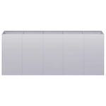 Casa si Gradina - Gradinarit si plante - Plante si ghivece - Ghivece si suporturi - Jardiniera 200x40x80 cm otel galvanizat - Infinity.ro