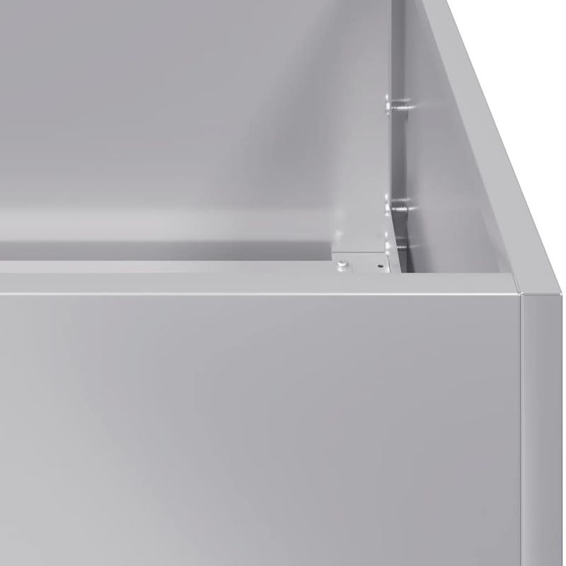 Casa si Gradina - Gradinarit si plante - Plante si ghivece - Ghivece si suporturi - Jardiniera 200x40x80 cm otel galvanizat - Infinity.ro