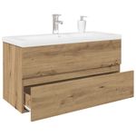 Casa si Gradina - Mobilier - Mobilier baie - Comode baie - Dulap pentru chiuveta cu chiuveta incorporata si robinet - Infinity.ro
