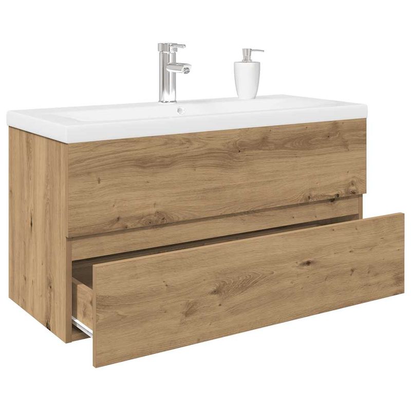 Casa si Gradina - Mobilier - Mobilier baie - Comode baie - Dulap pentru chiuveta cu chiuveta incorporata si robinet - Infinity.ro