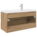 Casa si Gradina - Mobilier - Mobilier baie - Comode baie - Dulap pentru chiuveta cu chiuveta incorporata si robinet - Infinity.ro
