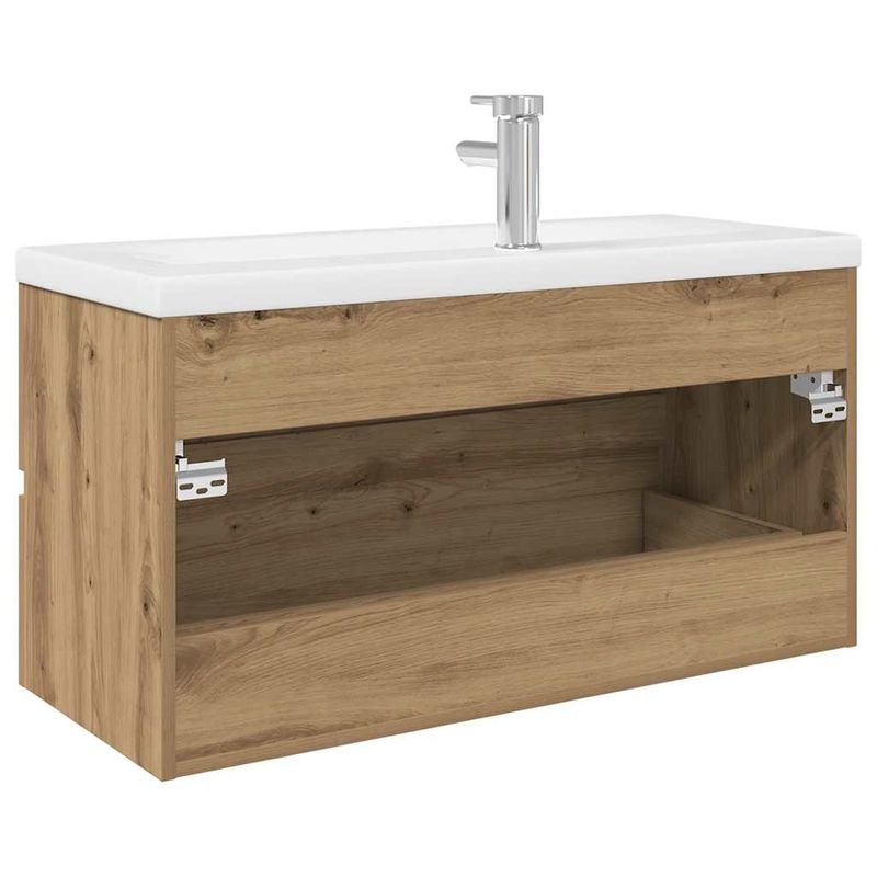 Casa si Gradina - Mobilier - Mobilier baie - Comode baie - Dulap pentru chiuveta cu chiuveta incorporata si robinet - Infinity.ro