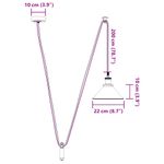 Casa si Gradina - Corpuri si surse de iluminat - Veioze si lampi - Lampi de veghe - Lampa suspendata reglabila inaltime E27 albastru inchis lucios - Infinity.ro