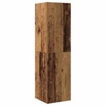 Casa si Gradina - Mobilier - Seturi de mobilier - Seturi living - Set dulap TV 4 piese montat pe perete lemn vechi lemn prelucrat - Infinity.ro