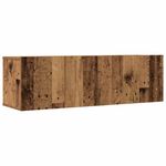 Casa si Gradina - Mobilier - Seturi de mobilier - Seturi living - Set dulap TV 4 piese montat pe perete lemn vechi lemn prelucrat - Infinity.ro