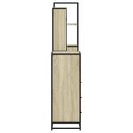 Casa si Gradina - Mobilier - Seturi de mobilier - Seturi baie - Set de mobilier de baie din 4 piese din lemn de stejar Sonoma - Infinity.ro