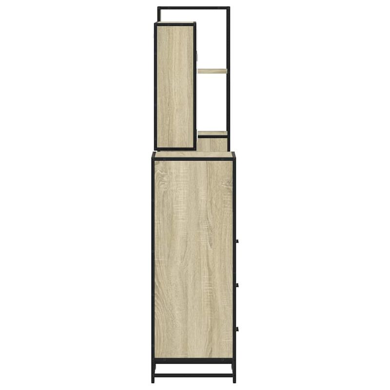 Casa si Gradina - Mobilier - Seturi de mobilier - Seturi baie - Set de mobilier de baie din 4 piese din lemn de stejar Sonoma - Infinity.ro
