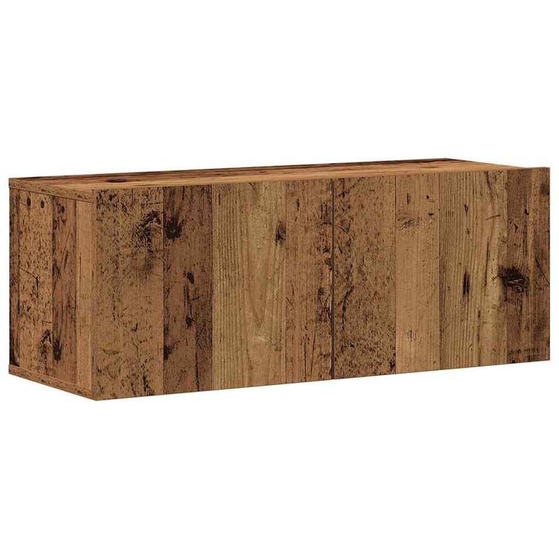 Casa si Gradina - Mobilier - Seturi de mobilier - Seturi living - Set dulap TV 5 piese montat pe perete lemn vechi lemn prelucrat, cantitate în pachet: 5, lăţime 80 cm - Infinity.ro