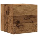 Casa si Gradina - Mobilier - Seturi de mobilier - Seturi living - Set dulap TV 5 piese montat pe perete lemn vechi lemn prelucrat, cantitate în pachet: 5, lăţime 80 cm - Infinity.ro