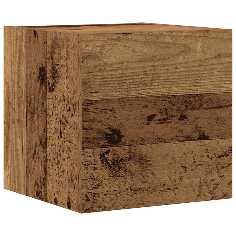 Casa si Gradina - Mobilier - Seturi de mobilier - Seturi living - Set dulap TV 5 piese montat pe perete lemn vechi lemn prelucrat, cantitate în pachet: 5, lăţime 80 cm - Infinity.ro