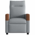 Ingrijire personala si Cosmetice - Sanatate si wellness - Articole wellness - Fotolii de masaj - Fotoliu electric de masaj rabatabil, gri deschis, microfibra - Infinity.ro