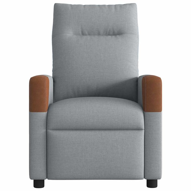Ingrijire personala si Cosmetice - Sanatate si wellness - Articole wellness - Fotolii de masaj - Fotoliu electric de masaj rabatabil, gri deschis, microfibra - Infinity.ro