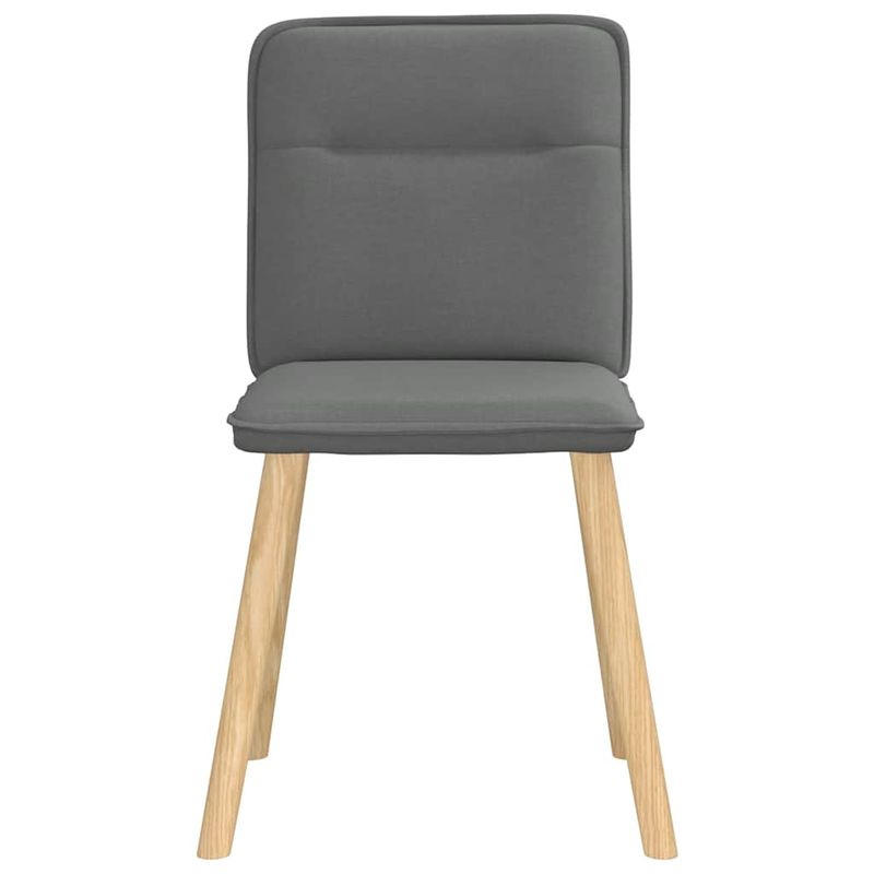 Casa si Gradina - Mobilier - Scaune si fotolii - Scaune - Scaune de sufragerie, 6 buc., gri inchis, material textil - Infinity.ro