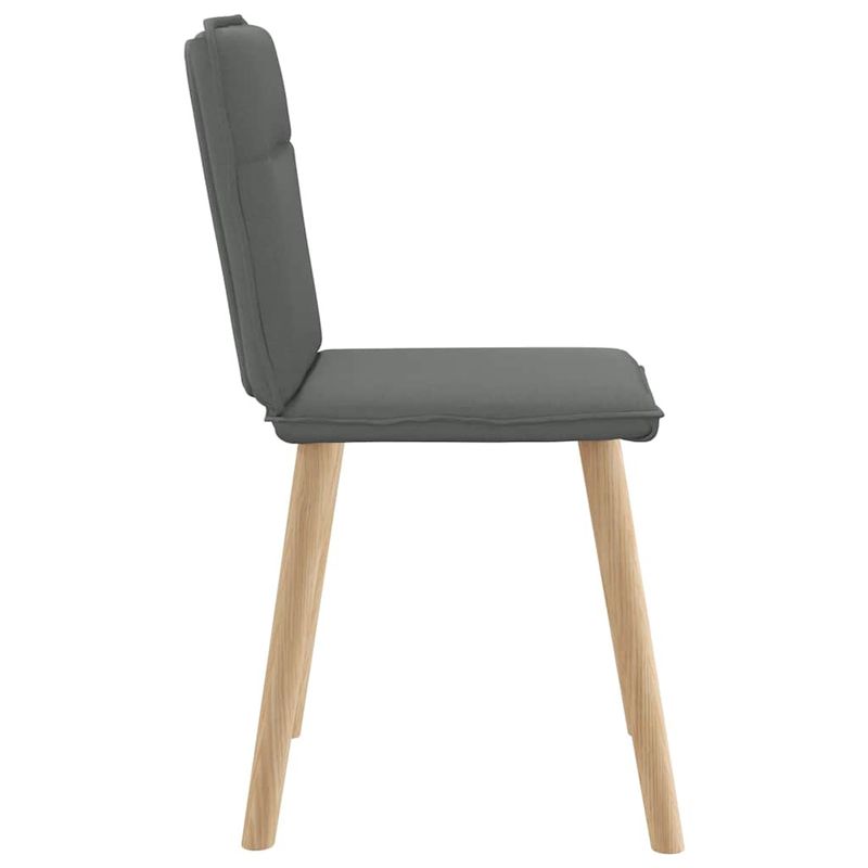 Casa si Gradina - Mobilier - Scaune si fotolii - Scaune - Scaune de sufragerie, 6 buc., gri inchis, material textil - Infinity.ro